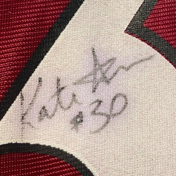 Women' Large Signed Kate Starbird Seattle Reign late 90's ABA basketball Jersey - Picture 3 of 9